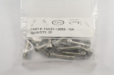 ゆぅ 114121-100-SS-12A ASM Socket Head Captive Cap Screw 1/4-20 x 1