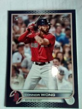 CONNOR WONG 2022 Topps MLB SERIE 1 ICE FOIL ROOKIE Card #66 BOSTON RED SOX