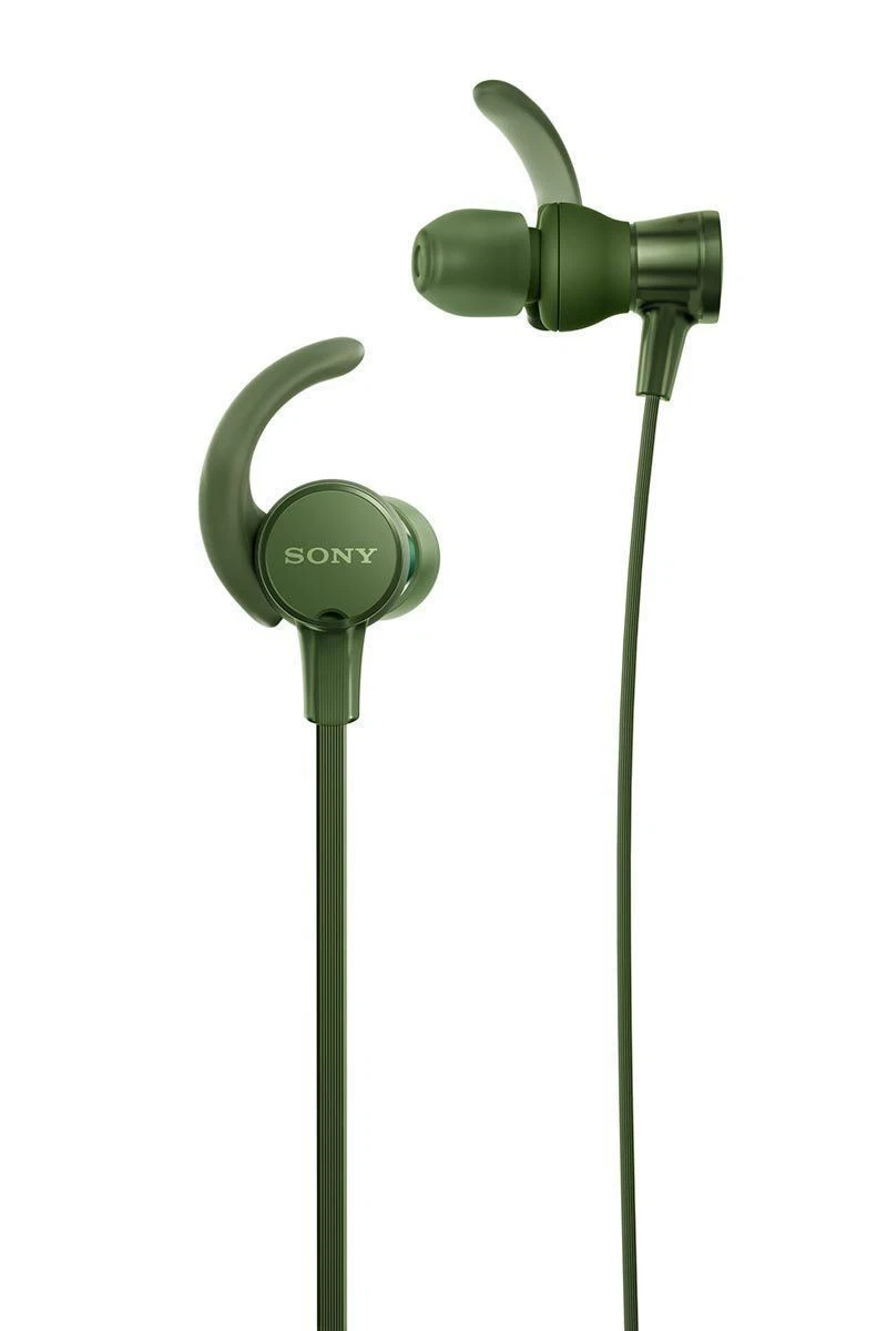 Sony MDR XB510AS EXTRA BASS Sports In ear Headphones Green NEW from Japan F S