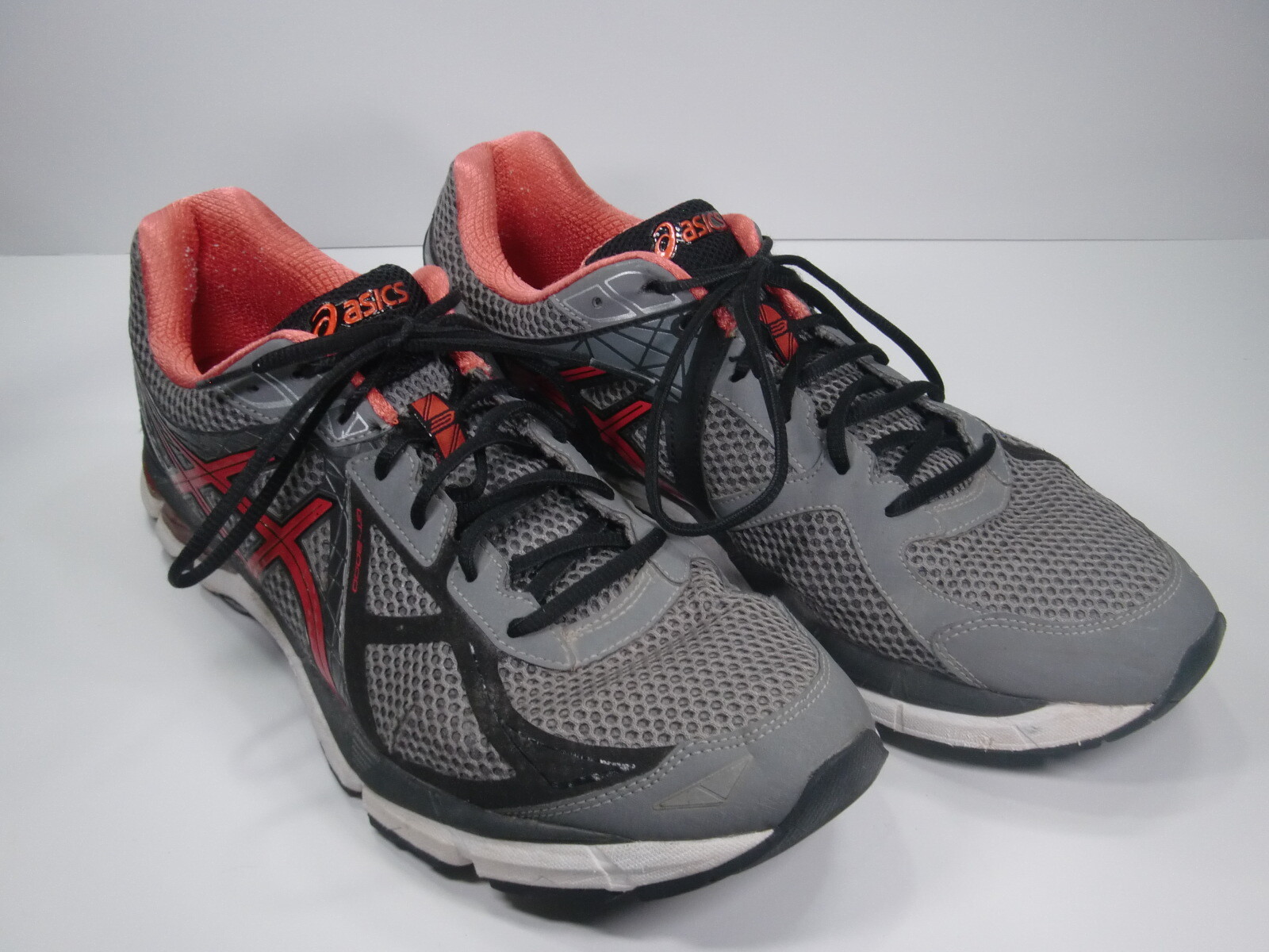 Asics Mens Gray/Red GT-2000 T500N Running Shoes Sz 12.5 | eBay