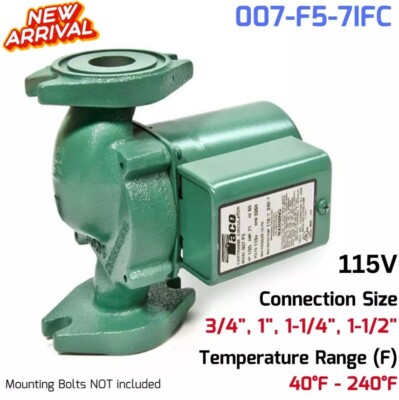 Cast Iron Circulator Pump for Hydronic Hot Water Heating Boiler Furnace System