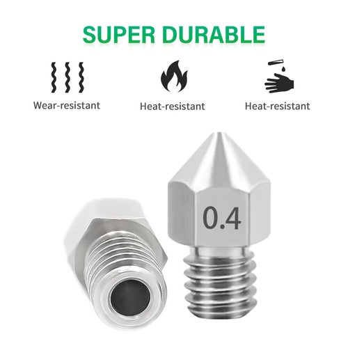 40Pcs MK8 Extruder Hotend Nozzles Compatible with all 1.75mm PLA ABS 3D printer - Zdjęcie 5 z 12