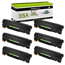 Cartuchos de tóner 6PK CB435A 35A para impresora HP LaserJet P1002 P1003 P1005 P1006