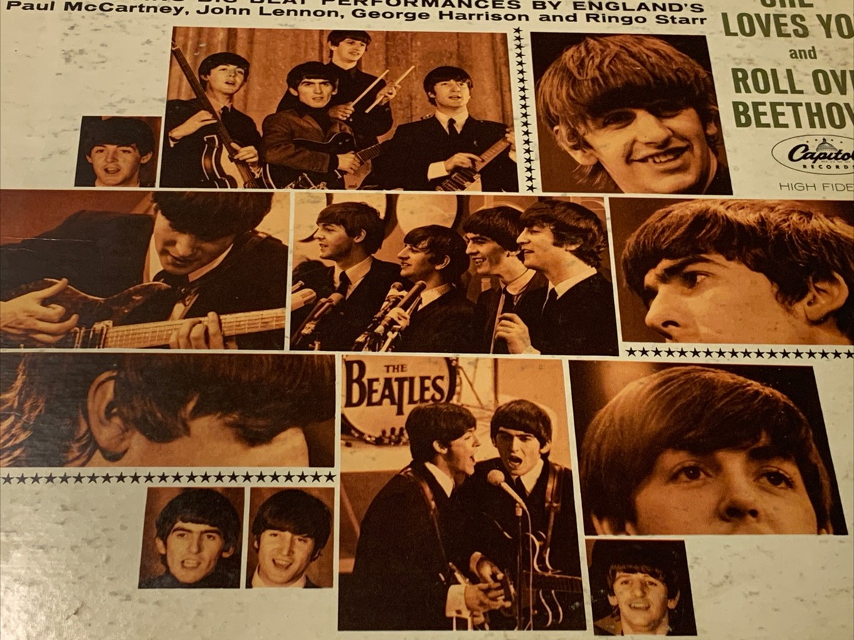 The Beatles Second Album Vinyl Record T2080 Capitol Recorded In