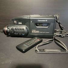 Canon E520 8MM Video Camcorder Canovision 8 10X FOR PARTS with Remote Turns on.