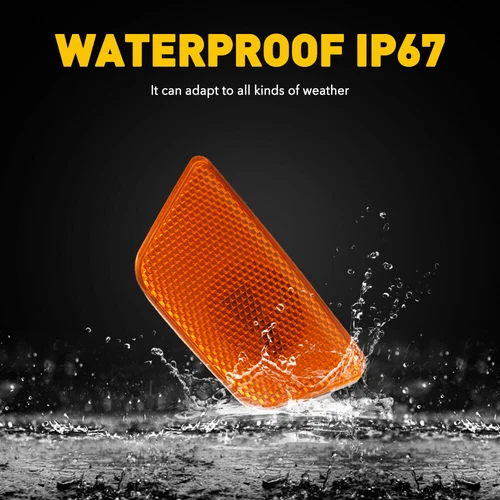 Side Marker Light Lamp w/Bulbs For Chevy Cruze 2011-2015 Front Bumper Reflector - Bild 5 von 10