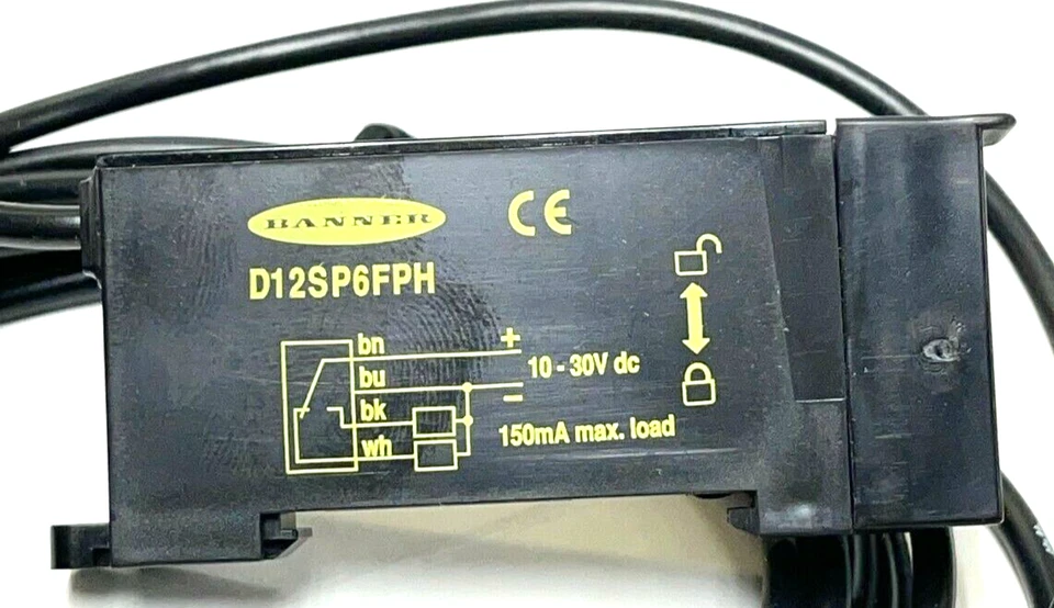 BANNER ENGINEERING CORP. D12SP6FPH PHOTO ELECTRIC SENSOR - Image 4 of 4