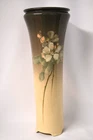 Weller Pottery Floor Vase Eocean ca. 1900 Mae Timberlake 17" White Floral