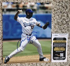 Alex Cora Signed Autographed 8x10 Photo RED SOX JSA COA