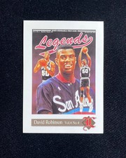 1992 Legends Sports David Robinson #C7 Promoting 13th NSCC Spurs RB60