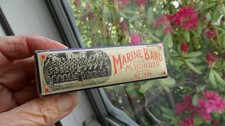 VTG M. HOHNER MARINE BAND 1896 HARMONICA AND BOX