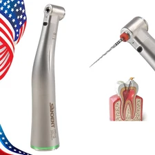 SANDENT Dental 8:1 Handpiece Endo Contra Angle Endodontic Fiber Optic LED Push