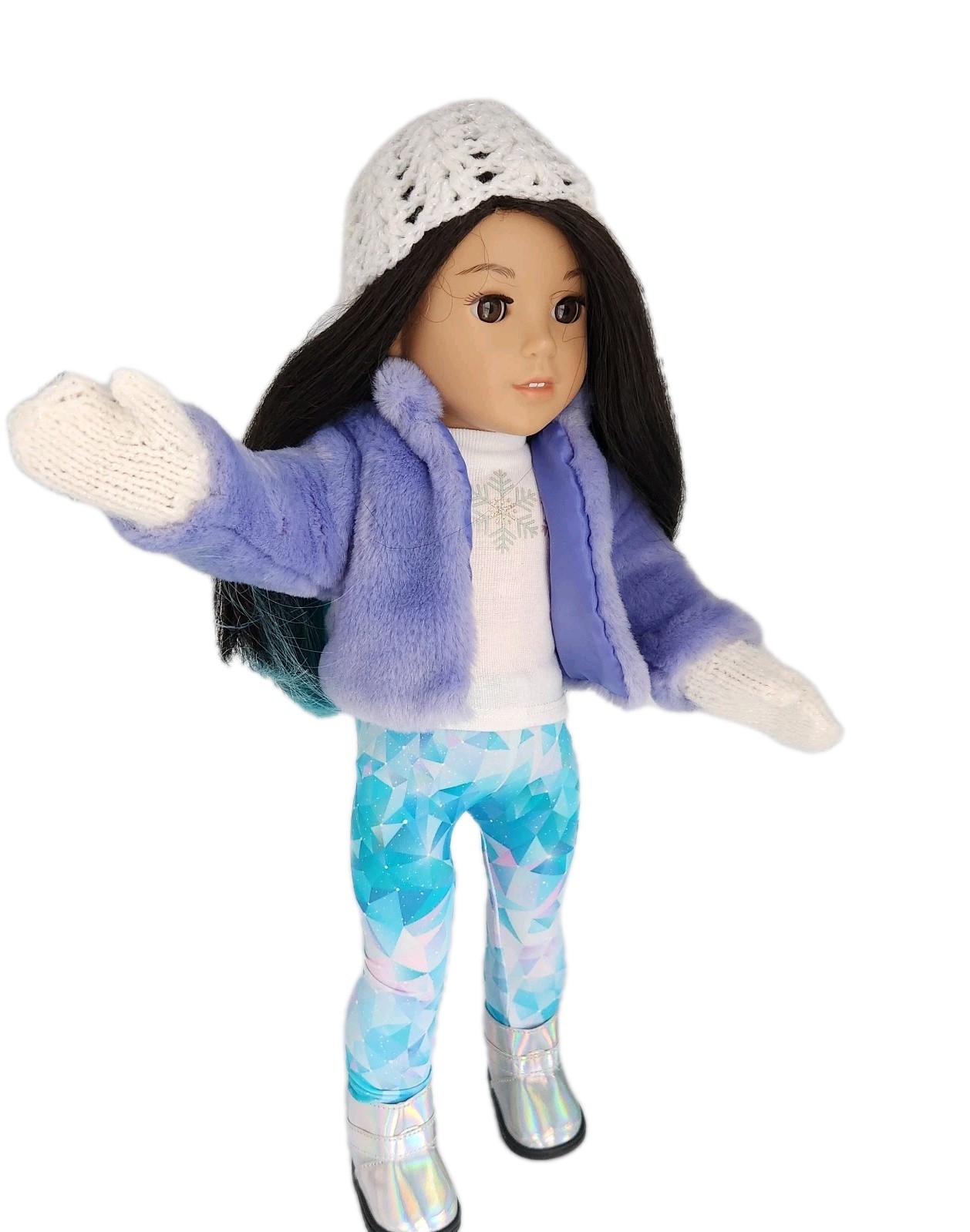 American Girl Doll Corinne GOTY 2022 In AG Outfit And Handmade Hat & Mittens EUC