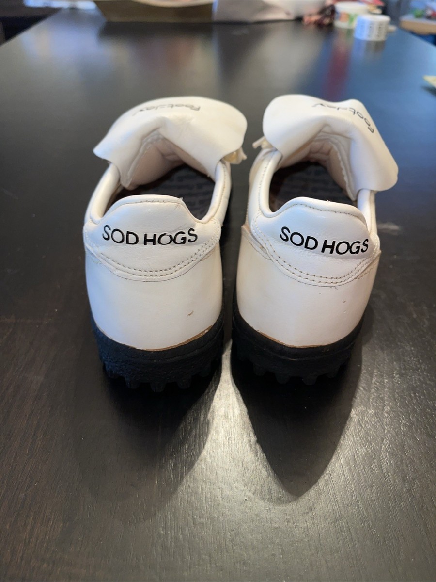 Vintage 1980s Foot-Joy Leather Sod Hogs Men's 9US Softball Turf