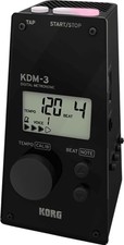 KORG KDM-3 BK Digital Metronome Black Loud Speaker Compact Portable Japan New