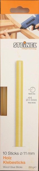 Steinel 10 Klebesticks FüR Holz Ø 11 Mm Schmelzklebestoff Klebestick HeißKleber-image