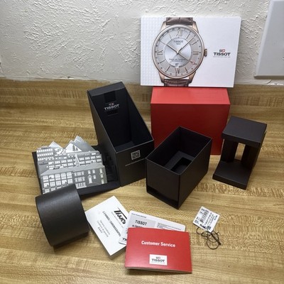 Tissot Swiss Watch Presentation Box w/ Papers, Tag & Serial Card   NO WATCH