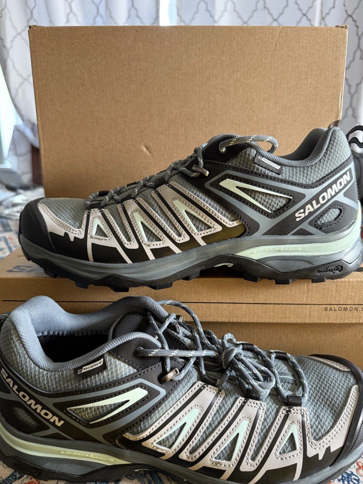 Scarpe Salomon X Ultra Pioneer CSWP donna taglia 10 5 escursionismo outdoor trail ortholite