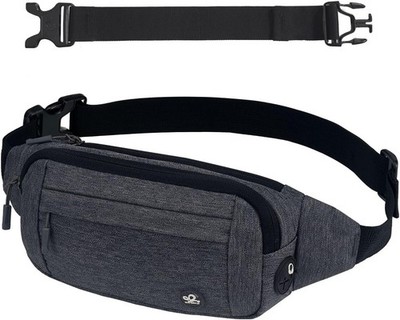 WATERFLY Bauchtasche Hüfttasche Herren Damen: Klein Gürteltasche Sport Bum Hip B