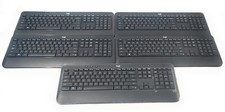 Lot of 5 Logitech MK540 Wireless Keyboard Black Standard No USB Receiver/Mouse