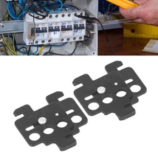 2 Pcs Circuit Breaker Lock 3 Hole A4 Steel Snap On Breaker Lockout Device