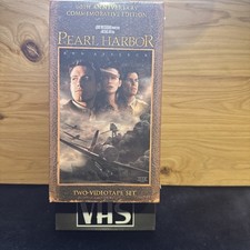 Pearl Harbor VHS, 2001, 2-Tape 60th Anniversary  Buy 2 Get 1 Free  SEALED