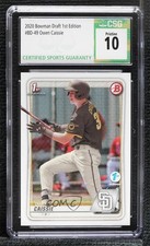 2020 Bowman Draft 1st Edition Owen Caissie #BD-49 CSG 10 Pristine 0n7b