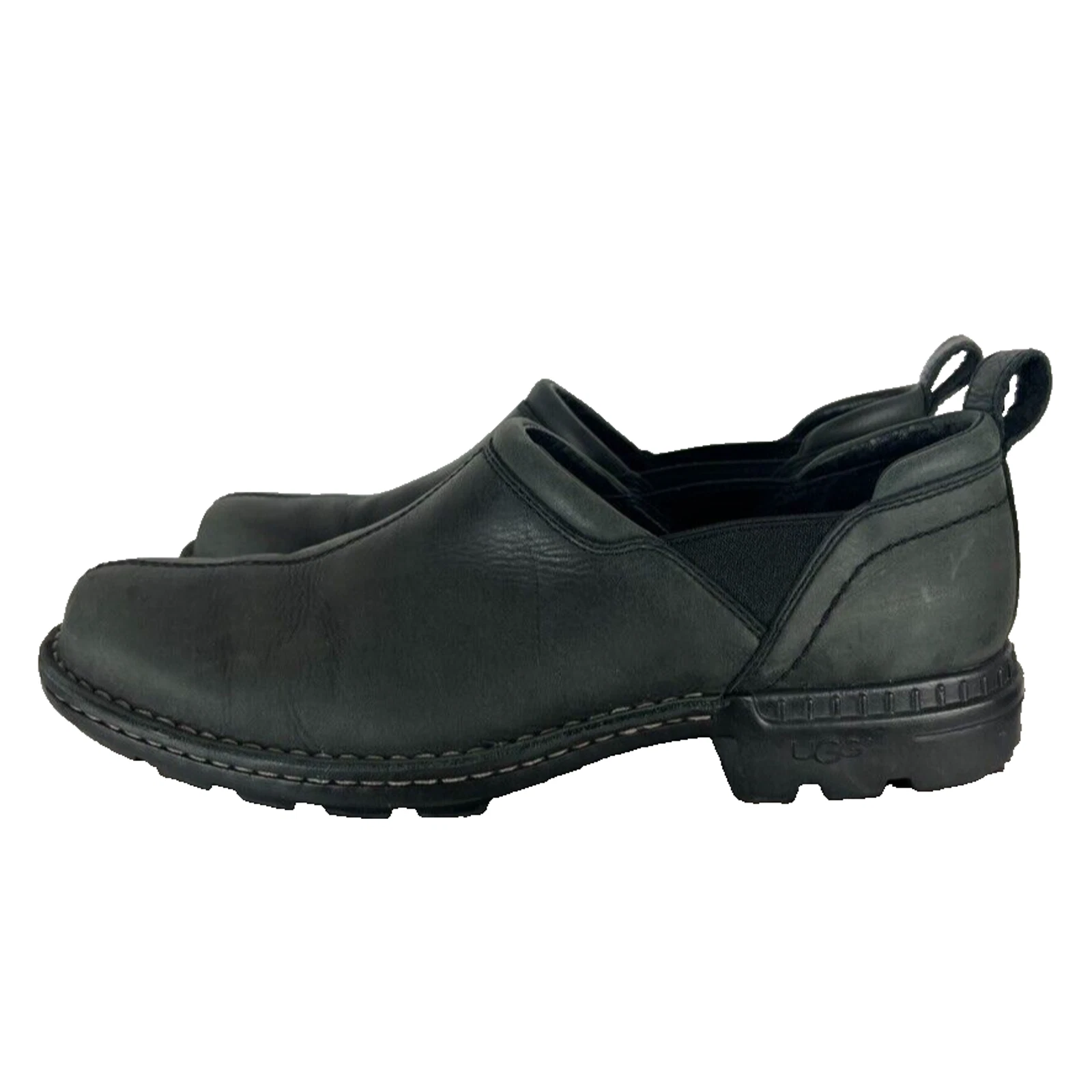 Scarpe mocassini UGG Australia uomo US 11 5 EU45 nero Dyersville pelle 5623