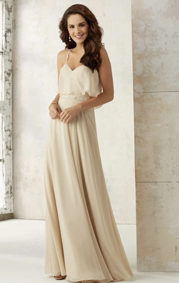 Bridesmaid Dresses Champagne Main Colour in Bridesmaids' & Formal Dresses  for sale