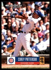 Corey Patterson 2005 Donruss #131 Cubs MLB READ FREE SHIPPING AutographDen
