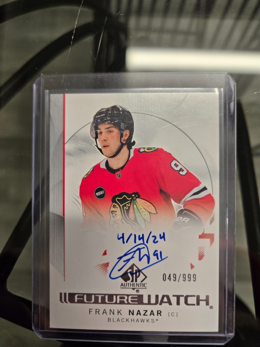 【直筆サイン入り】Soaring Heart ジャケットカード　池袋 Frank Nazar 24-25 SP Authentic Future Watch Inscribed Auto Rookie