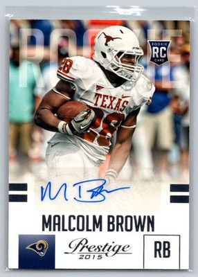 2015 Panini Prestige - Rookie Malcolm Brown #262 Signatures (AU, RC)