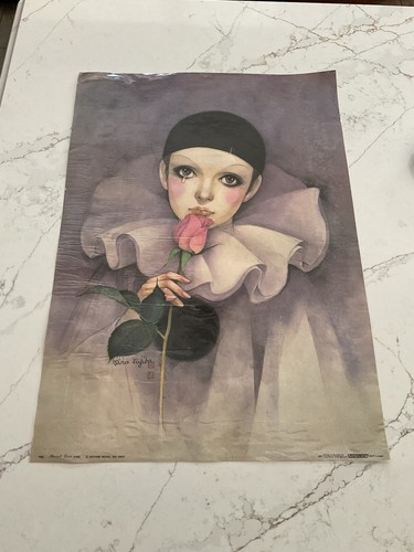 Vintage Pierrot Love Rose Scandecor (6070) Germania 1982 - Foto 5 di 5