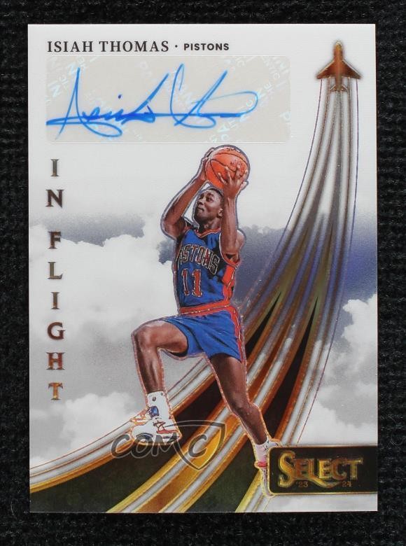 2023 Panini Select In Flight Signatures /125 Isiah Thomas #IFS-THM Auto HOF 0x5i