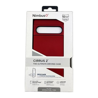 Nimbus9 Cirrus 2 Series Hard Case for Google Pixel 7 Pro - Red/Black