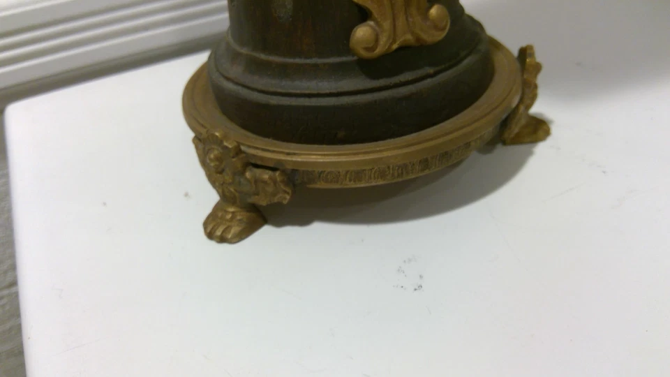 TIMEWORKS INC 18" Brass Clock JEAN VERDIER RUE DE THIONVILLE - Image 4 of 4