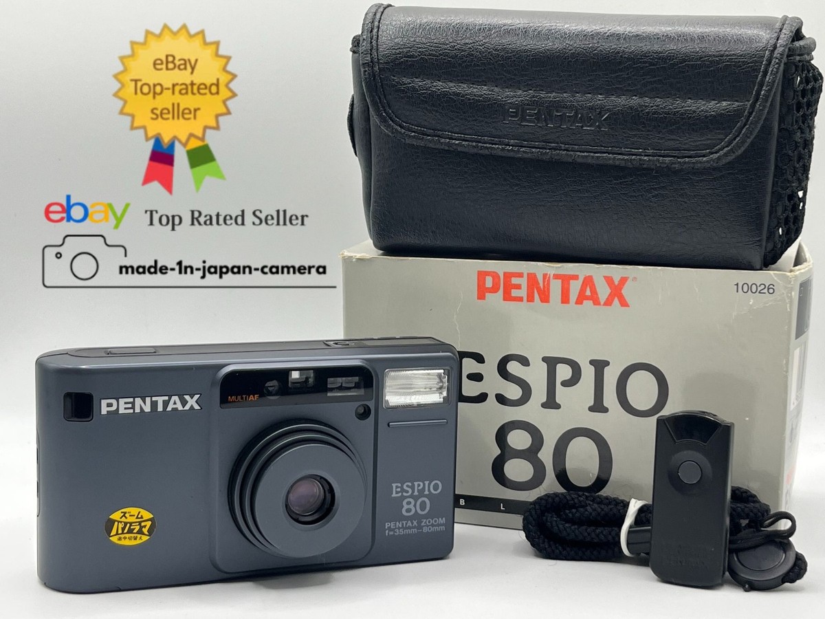 MINT in BOX* Pentax Espio 80 ZOOM AF Point & Shoot 35mm Film