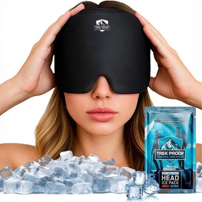 Migraine Relief Cap, Cooling Gel Headache Relief Cap, Ice Pack for Face and E...