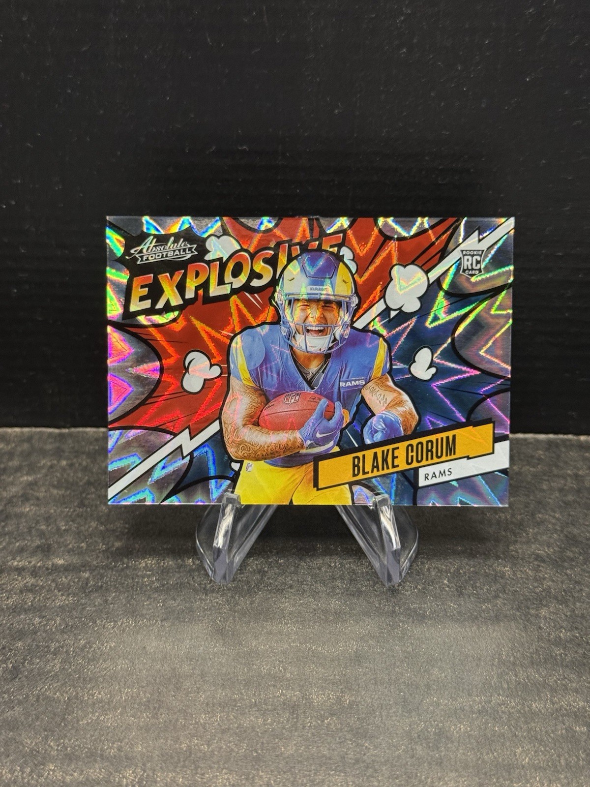 2024 Panini Absolute - Explosive Blake Corum #EX-BCM (RC) RAMS SSP