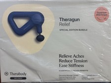 Therabody Theragun Relief Percussive Massage Gun Navy Special Edition Bundle