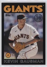 2021 Update 1986 Topps Baseball 35th Anniversary Black 10/299 Kevin Gausman my8