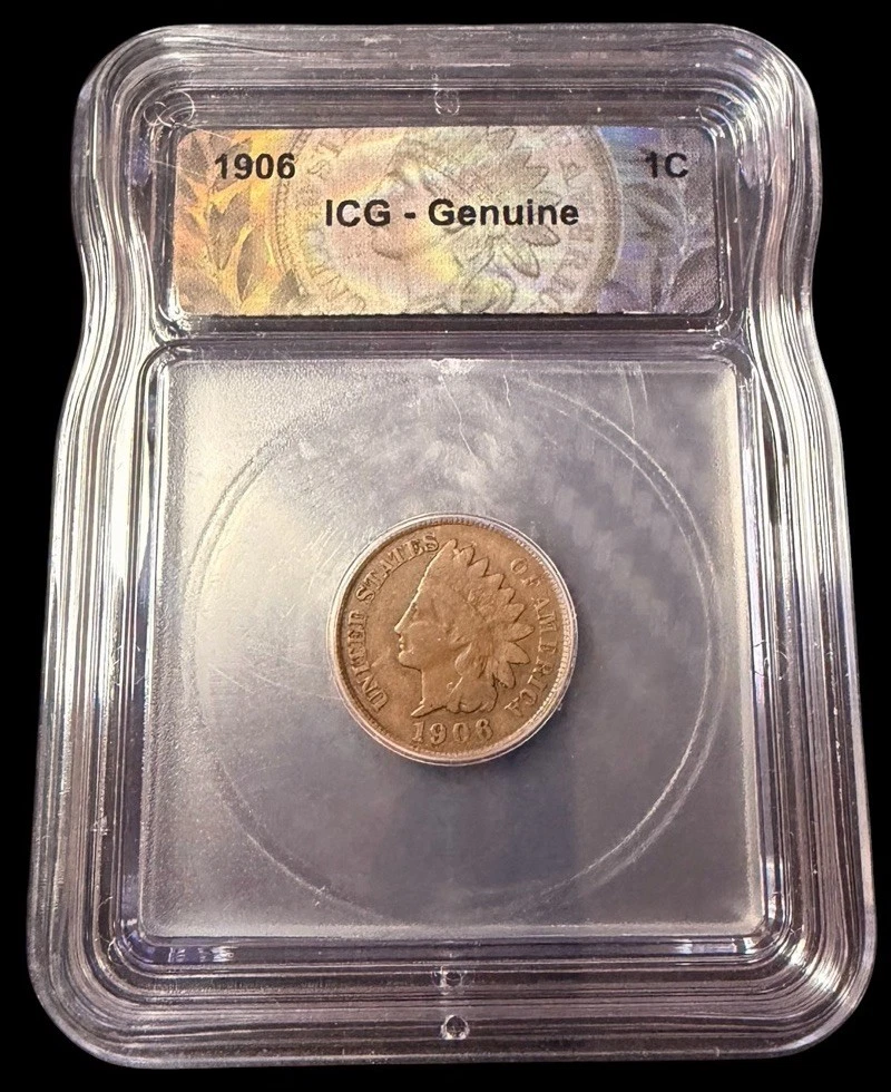 Circulated ICG Certified Indian Head US Small Cents (1859-1909