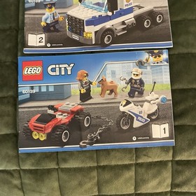 Lego Manual Instruction Books Various Police City Sets 60138 60139 60141 60312