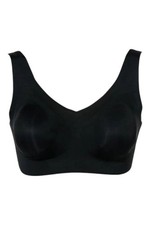 Rhonda Shear Women's Infinity Edge Sweetheart Bra Black