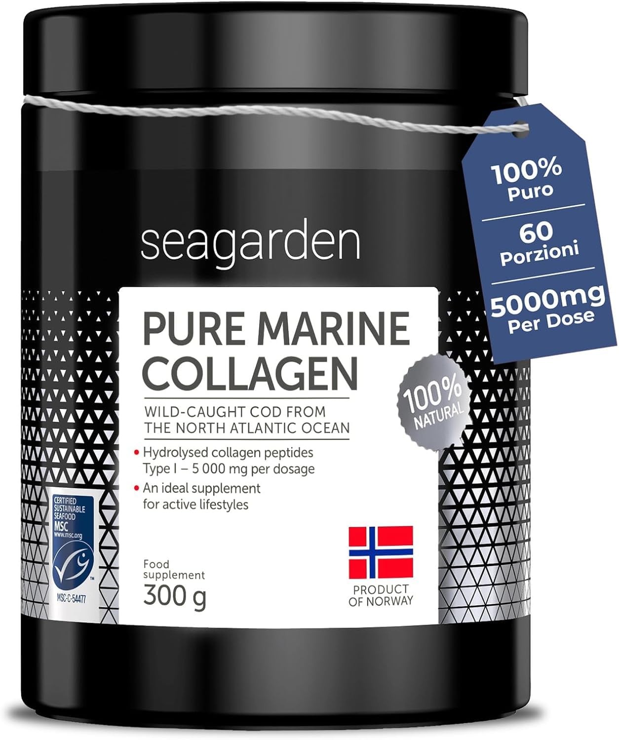 Collagene Marino Seagarden 5000mg | Recupero Muscolare e Articolazioni