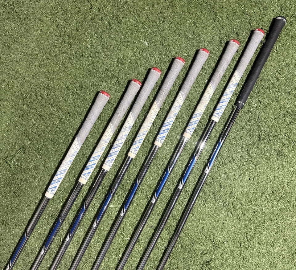 Hierro forjado Callaway X 2009 3-9+PW RH Memphis 10 eje de acero Unilex  Foto 2 de 4