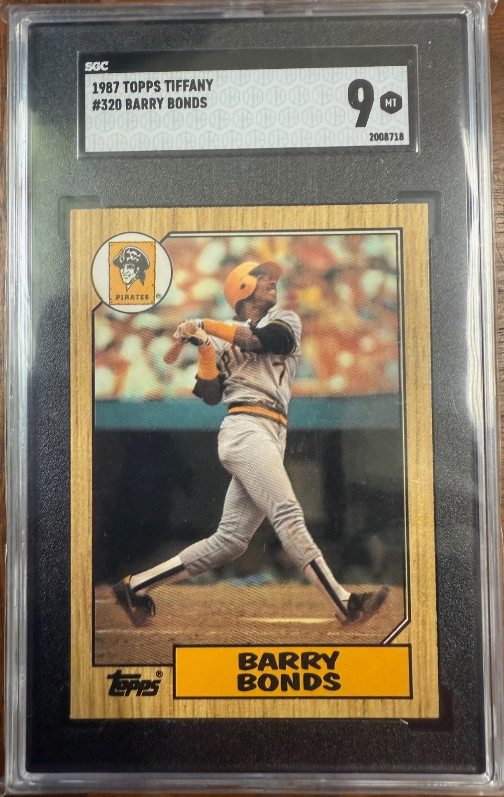 1987 Topps Tiffany - Barry Bonds #320 (RC)  SGC 9 MINT