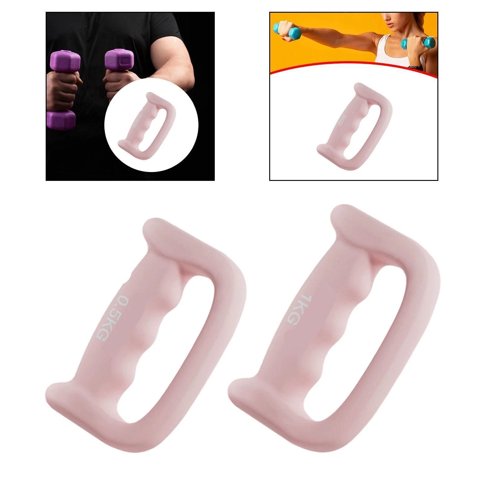 Boxing Dumbbell Hand Weight Ergonomic Handle Nonslip Fitness Grip Dumbbell for
Opens in a new window