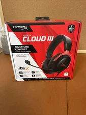 HyperX Cloud III Over-Ear Gaming Headset - Black/Red