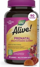 Lot of 2 Nature's Way Alive Women's Premium Gummy supports Mom And Baby